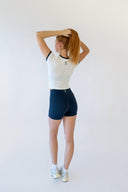 80/20 Active Biker Short - Navy